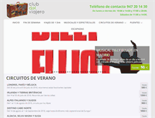 Tablet Screenshot of clubdelviajero.com